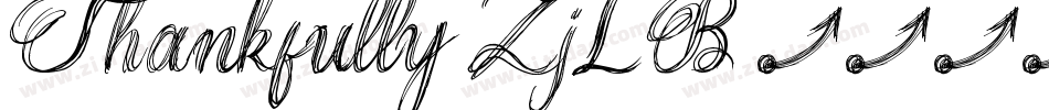 Thankfully-ZjLB字体转换