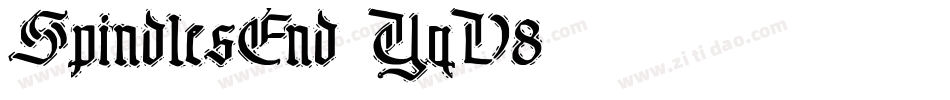 SpindlesEnd-YqV8字体转换