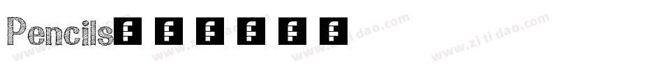 Pencils字体转换