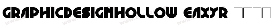 GraphicDesignHollow-EaXYr字体转换