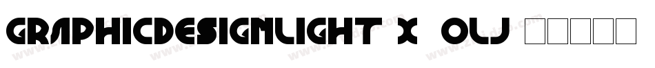 GraphicDesignLight-x3olj字体转换