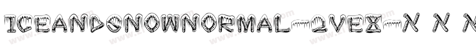 IceAndsnowNormal-2ve8字体转换