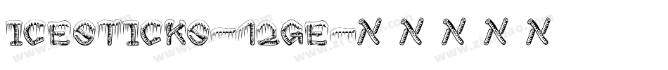 IceSticks-12ge字体转换