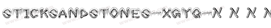 SticksAndStones-xgyq字体转换