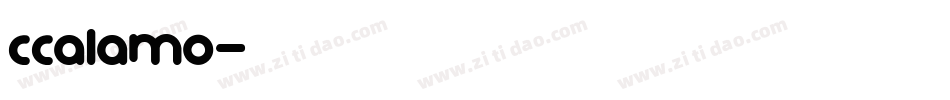 CCAlamo字体转换