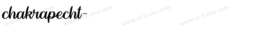 chakrapecht字体转换