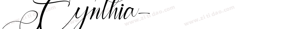 Cynthia字体转换