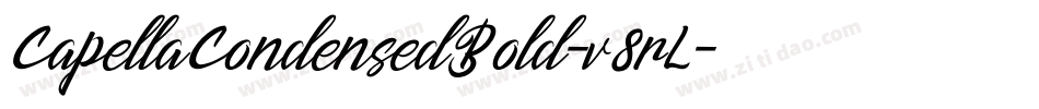 CapellaCondensedBold-v8rL字体转换