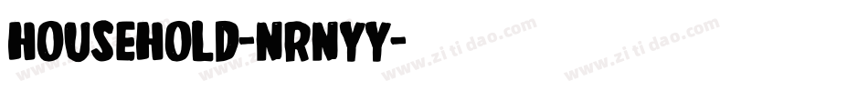 Household-nRnyY字体转换