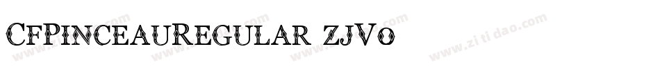 CfPinceauRegular-zjV0字体转换