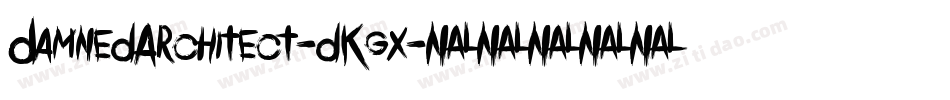 DamnedArchitect-dKgx字体转换