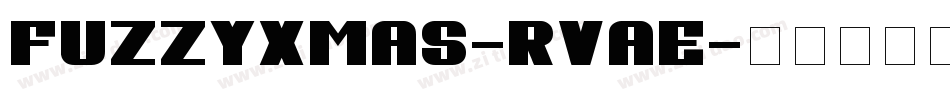 FuzzyXmas-RvAE字体转换