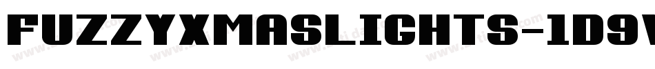 FuzzyXmasLights-1D9v字体转换