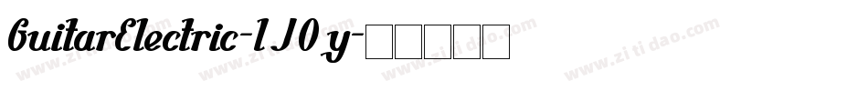 GuitarElectric-lJ0y字体转换