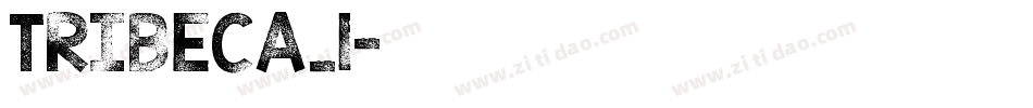 TRIBECA_1字体转换