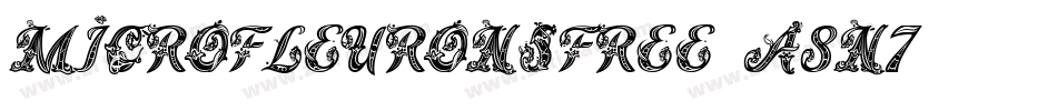 MicroFleuronsFree-A8n7字体转换