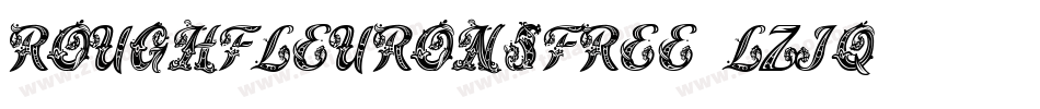 RoughFleuronsFree-lzjq字体转换