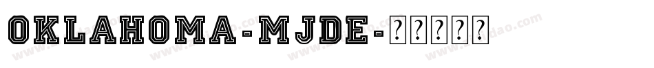 Oklahoma-MjDe字体转换