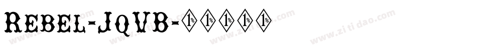 Rebel-JqVB字体转换