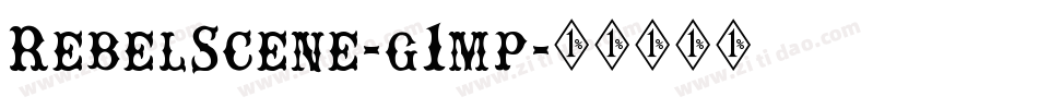 RebelScene-g1mp字体转换
