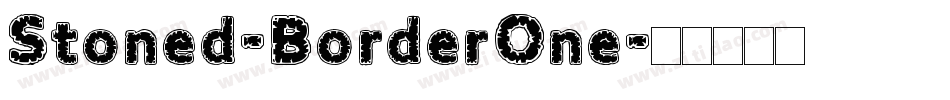 Stoned-BorderOne字体转换