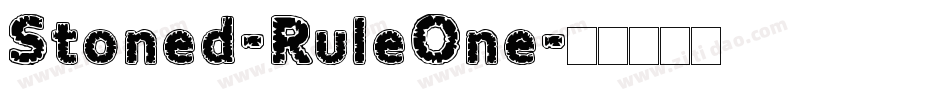 Stoned-RuleOne字体转换