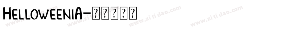HelloweeniA字体转换