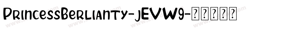 PrincessBerlianty-jEVW9字体转换