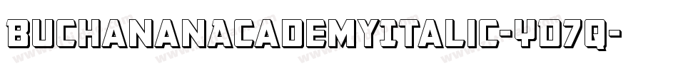 BuchananAcademyItalic-YD7q字体转换
