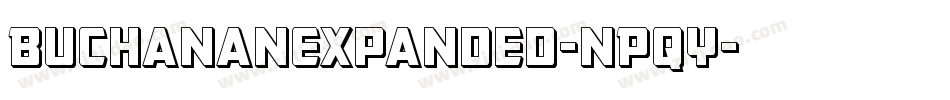 BuchananExpanded-nPqY字体转换