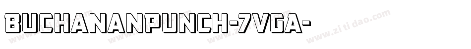 BuchananPunch-7VgA字体转换