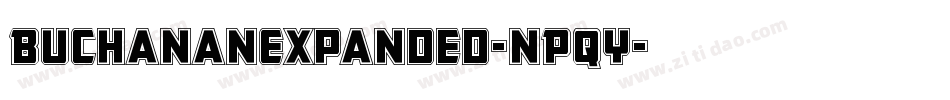 BuchananExpanded-nPqY字体转换
