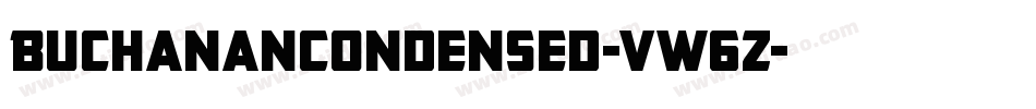BuchananCondensed-vW6Z字体转换