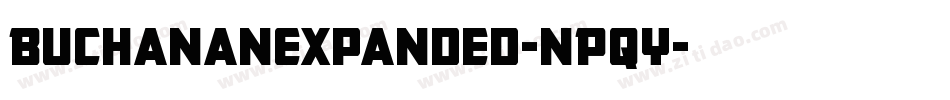 BuchananExpanded-nPqY字体转换