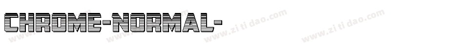 Chrome-Normal字体转换