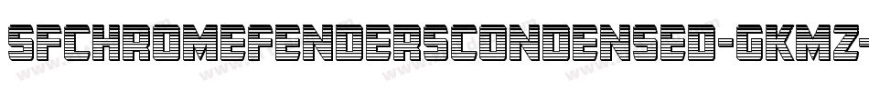 SfChromeFendersCondensed-GKmZ字体转换 SfChromeFendersCondensed-GKmZ字体转换