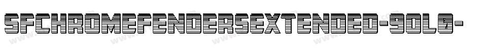 SfChromeFendersExtended-9ol0字体转换