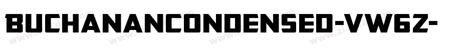BuchananCondensed-vW6Z字体转换