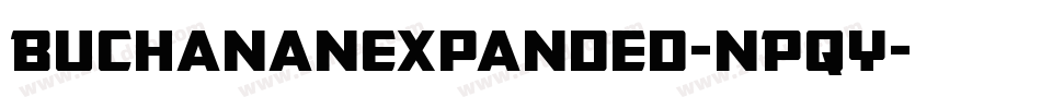 BuchananExpanded-nPqY字体转换
