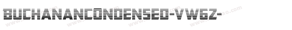 BuchananCondensed-vW6Z字体转换