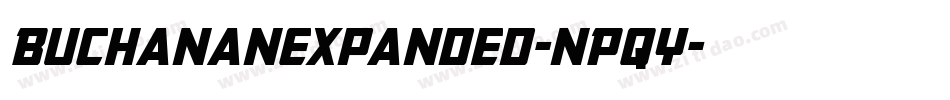 BuchananExpanded-nPqY字体转换