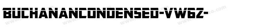 BuchananCondensed-vW6Z字体转换