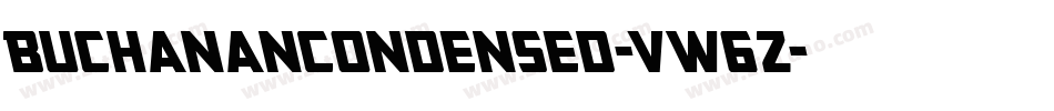 BuchananCondensed-vW6Z字体转换