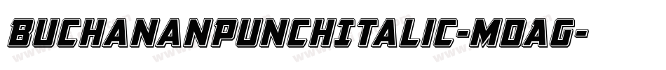BuchananPunchItalic-mdAG字体转换