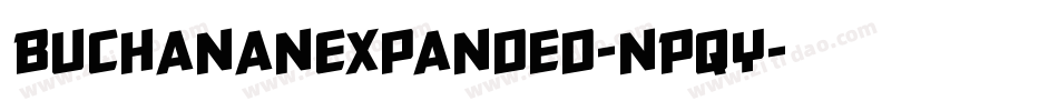 BuchananExpanded-nPqY字体转换