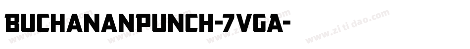 BuchananPunch-7VgA字体转换