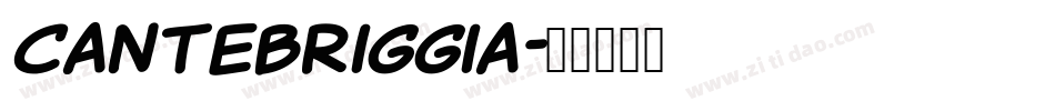 cantebriggia字体转换