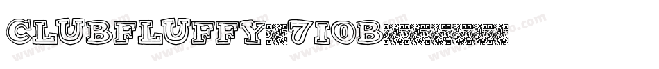 ClubFluffy-710B字体转换