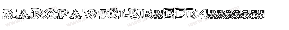 MaropawiClub-EeD4字体转换