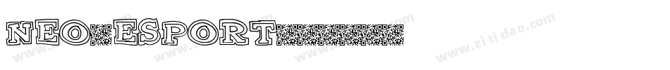 NEO-ESPORT字体转换